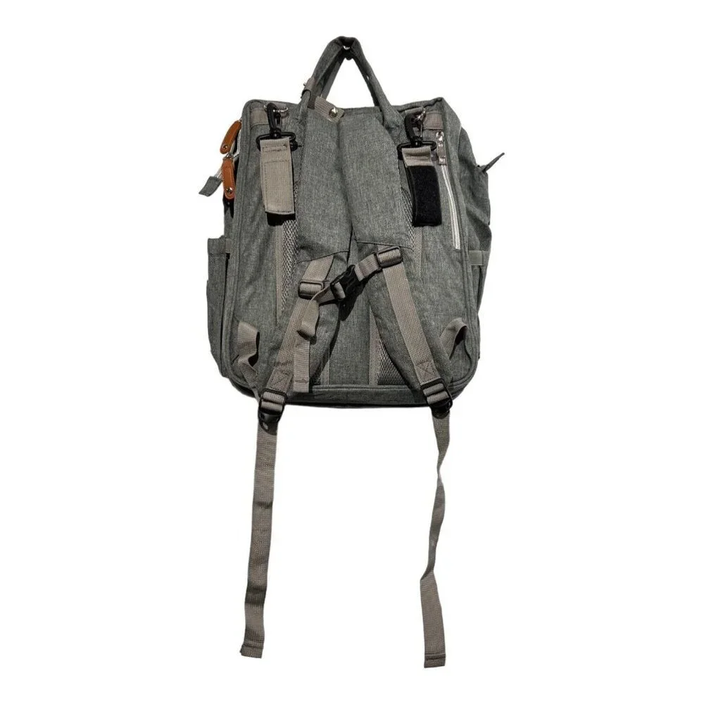 Derjunstar Diaper Backpack Multi=functional Baby Diaper Backpack‎ Grey